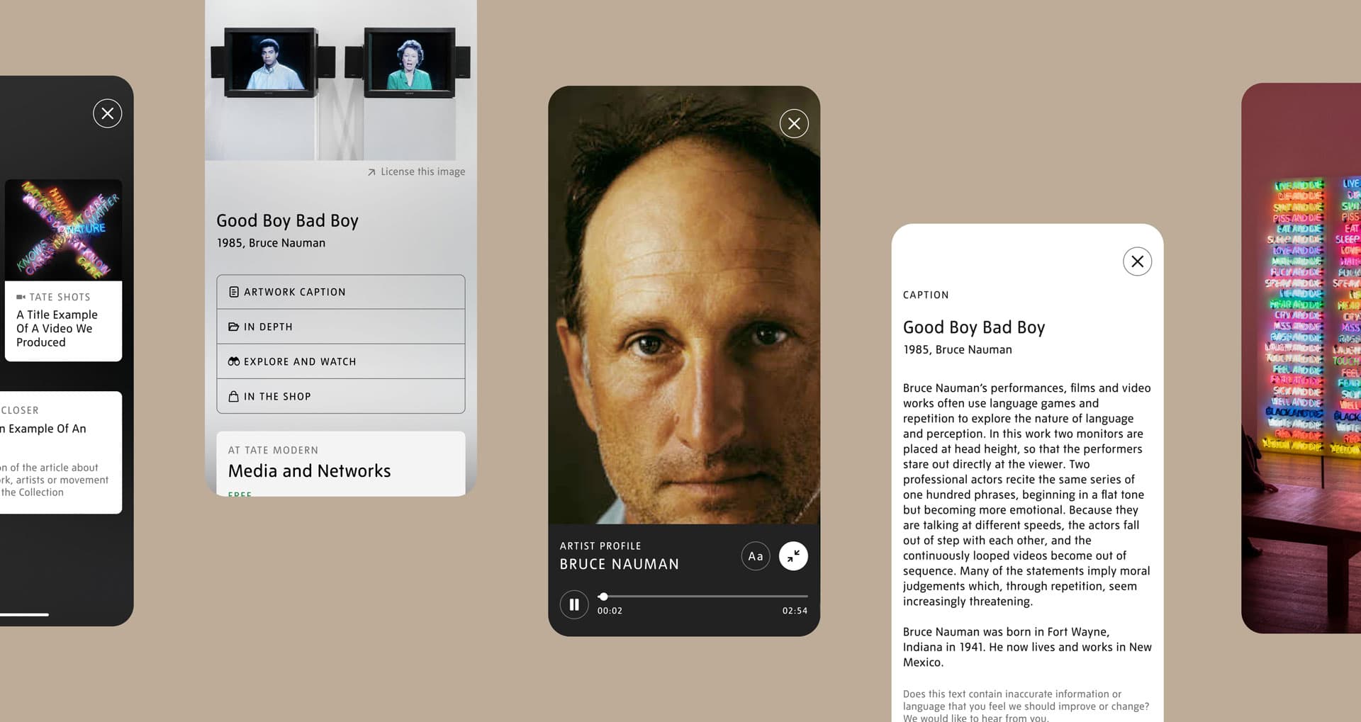 Mobile artwork browsing