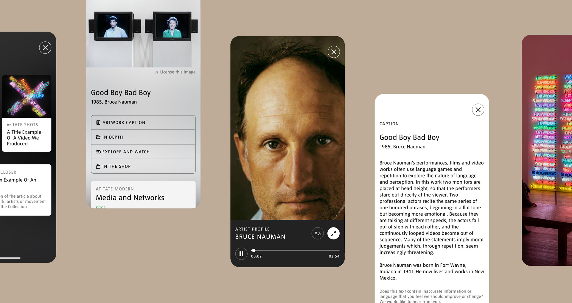Mobile artwork browsing