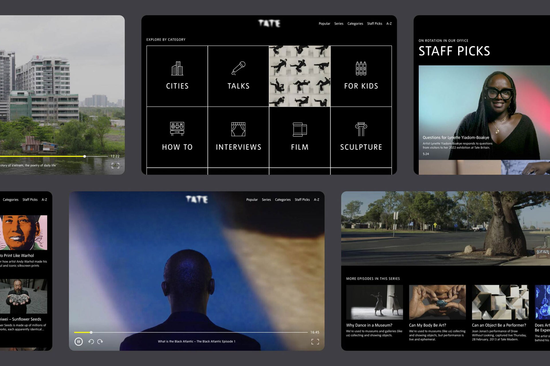 Tate Video component